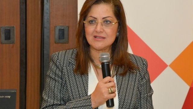 وزيرة التخطيط تلقي كلمة مصر في المؤتمر العربي الإقليمي ببيروت