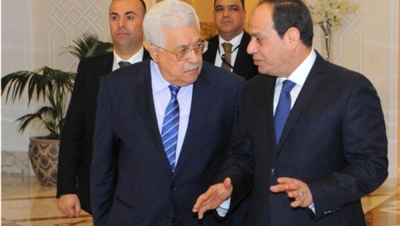 الرئيس الفلسطيني والرئيس السيسي 