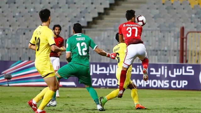 شوط أول سلبي بين الأهلي والمقاولون العرب بالدوري