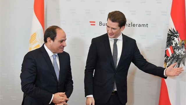 الرئيس السيسي يشيد بخصوصية العلاقات التاريخية بين مصر والنمسا ( صور )