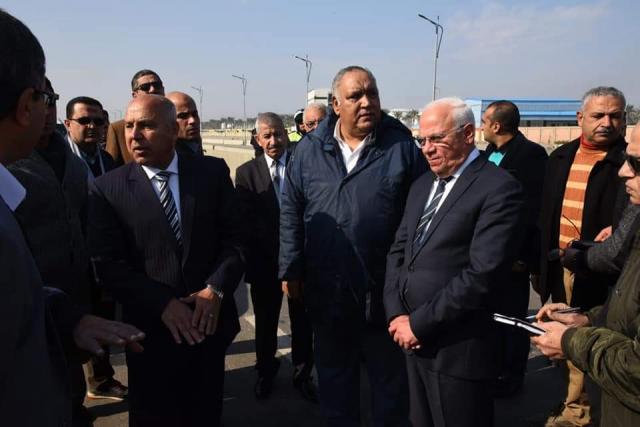 وزير النقل ومحافظ بورسعيد يتفقدان عددا من كباري وطرق المحافظة