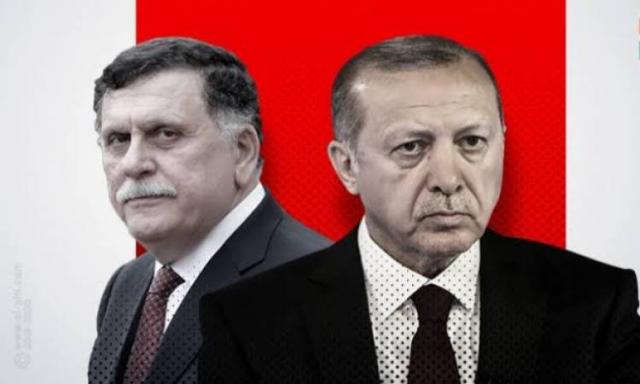 الرئيس رجب أردوغان وفايز السراج