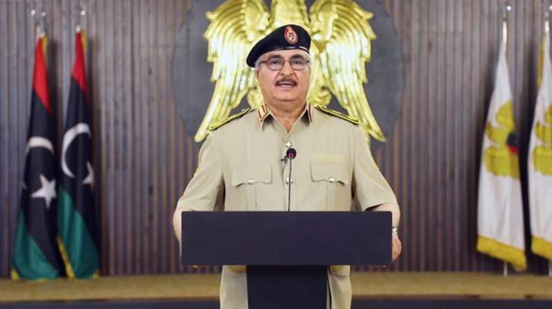 المشير خليفة حفتر قائد الجيش الوطني الليبي 
