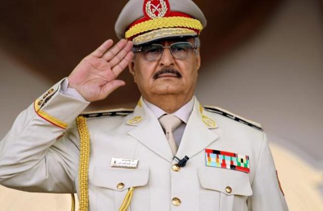 المشير حفتر قائد الجيش الوطني الليبي
