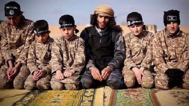 أطفال عناصر تنظيم داعش