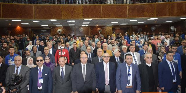 رئيس جامعة المنصورة يفتتح الملتقى الهندسي الأول