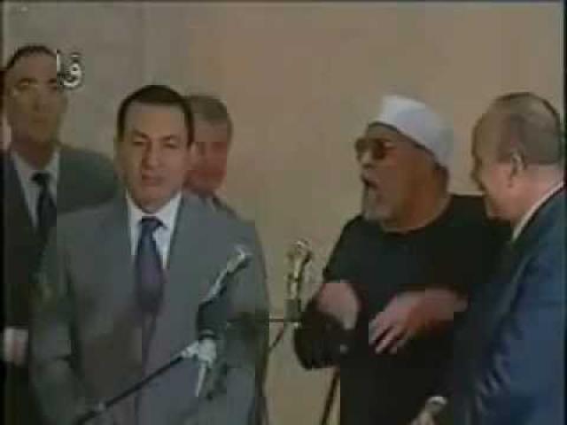 حسني مبارك والشيخ الشعراوي