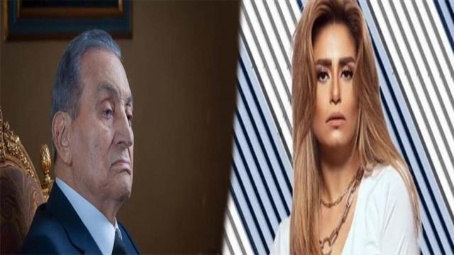منة فضالي والرئيس حسني مبارك