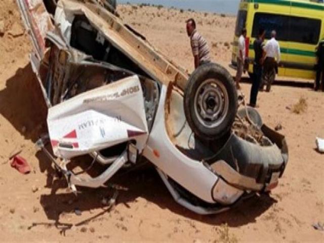 حوادث الطريق| انقلاب سيارة خضار بالقليوبية بسبب انفجار ”العجلة الخلفية”