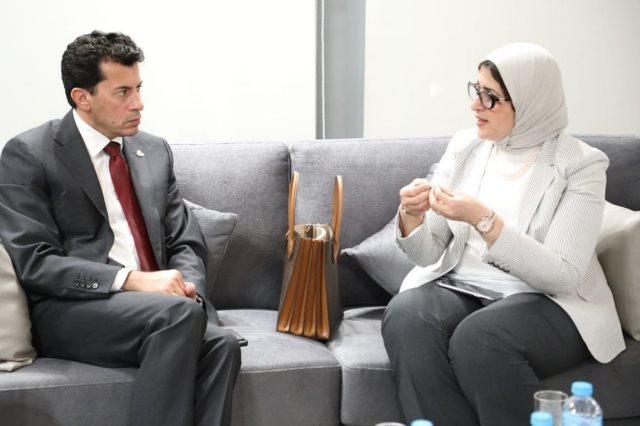 وزيري الرياضة والصحة