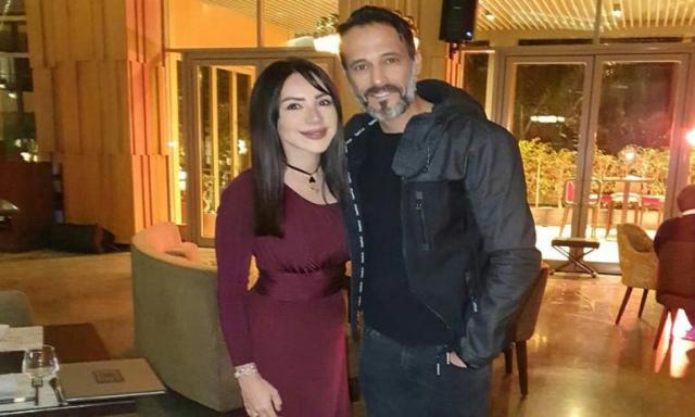 يوسف الشريف وزوجته