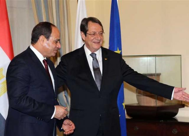 السيسي ورئيس قبرص