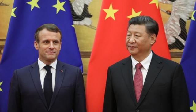الرئيسان الفرنسي والصيني