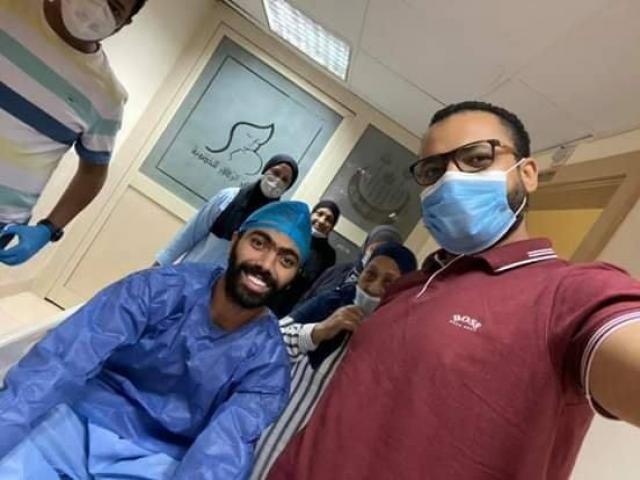 حسين الشحات في المستشفى