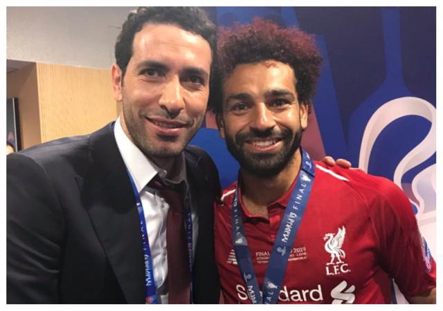 أبو تريكة يهنئ محمد صلاح بلقب الدوري الإنجليزي الممتاز