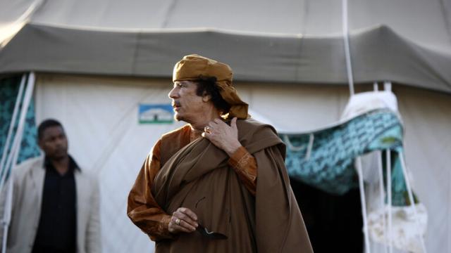 معمر القذافي