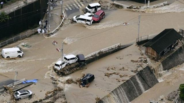 فيضانات اليابان