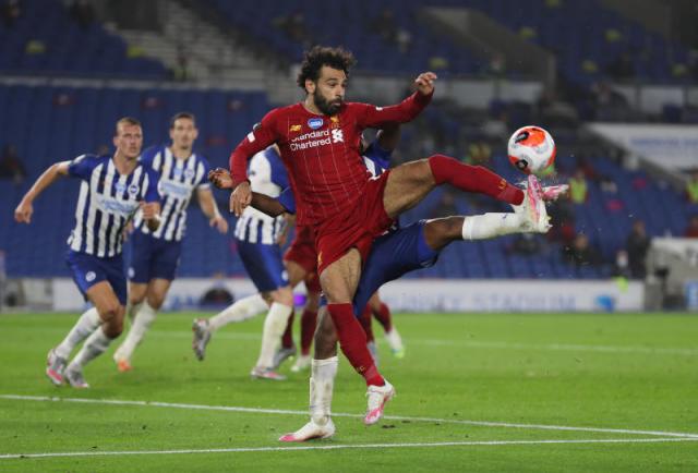 محمد صلاح من مباراة برايتون