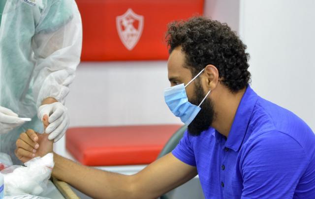 مسحة كورونا للزمالك