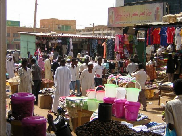 أحد أسواق السودان