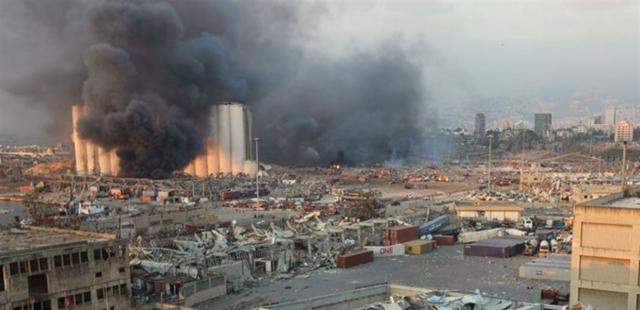 حادث انفجار مرفأ بيروت 