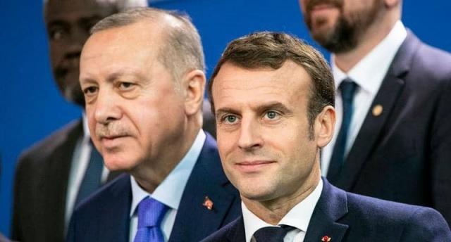 عاجل| أردوغان يوجه رسالة حادة للرئيس الفرنسي ويتوعده
