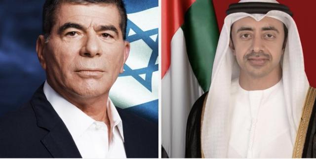 وزيرا الخارجية الإمارات وإسرائيل