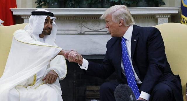 دونالد ترامب وولي عهد أبو ظبي