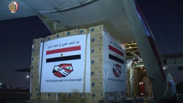 مساعدات مصرية إلى لبنان 