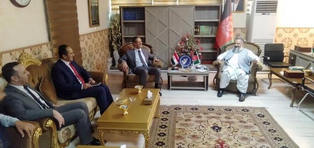 سفير مصر بأفغانستان ووزير الشئون الدينية يبحثان تعزيز التعاون