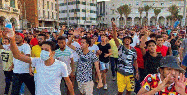 مظاهرات ليبيا