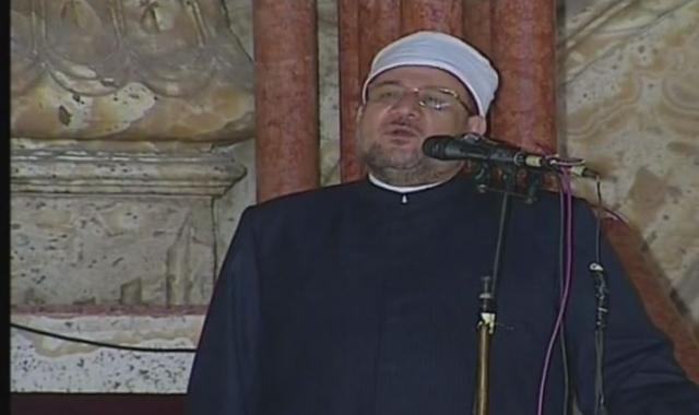 وزير الأاوقاف يلقي خطبة الجمعة بمسجد محمد علي 