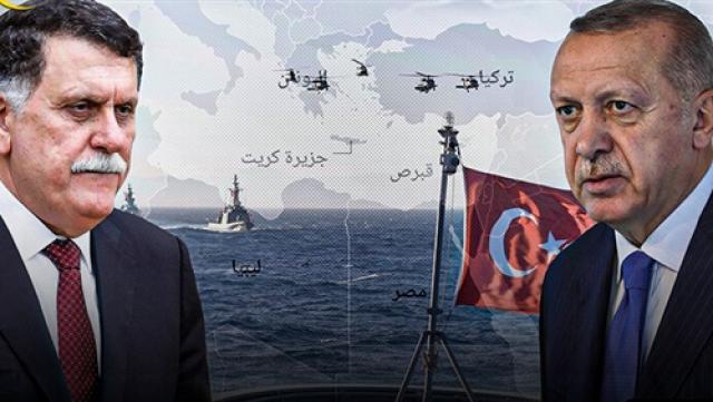 أطماع تركيا وليىبيا في شرق المتوسط