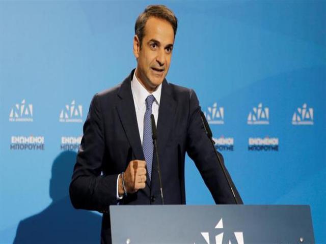 رئيس الوزراء اليوناني كيرياكوس ميتسوتاكيس
