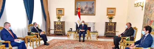السيسي يستقبل وزير خارجية أرمينيا