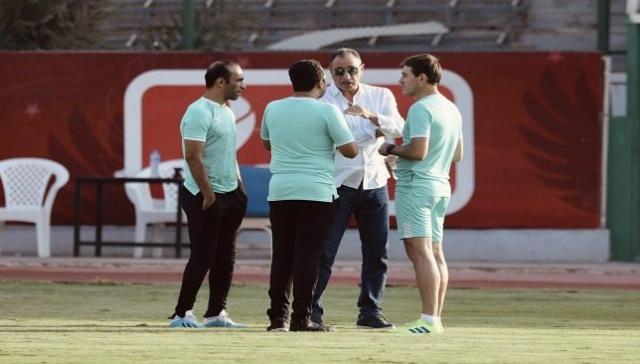 الخطيب والجهاز الفني للأهلي
