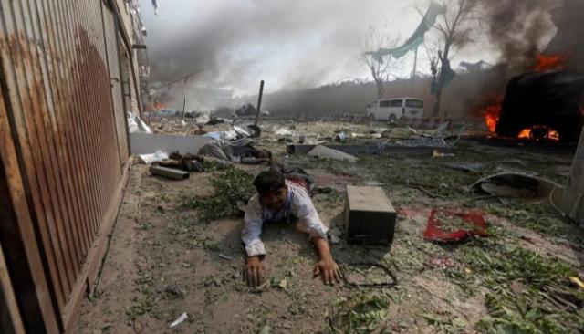 أثار تفجيرات القنبلة في أفغانستان