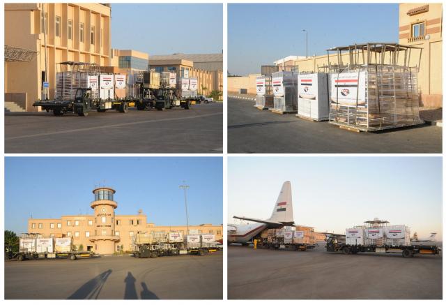 المساعدات المصرية