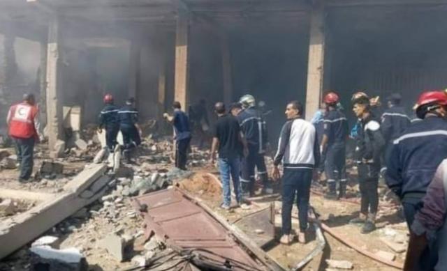 انفجار كبير وقع بوسط مدينة البيض، جنوب غرب الجزائر