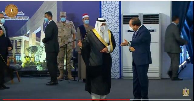 الرئيس السيسي يفتتح جامعة الملك سلمان