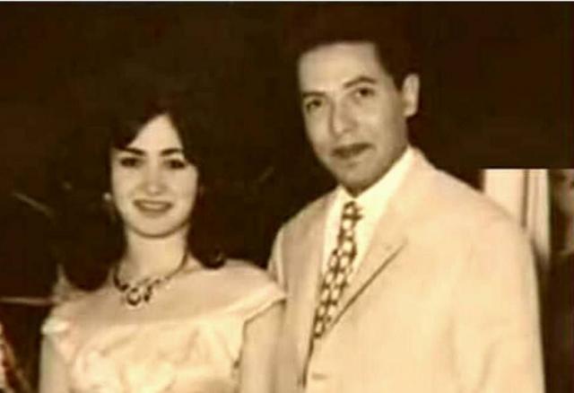 الدكتور مصطفى محمود وزوجته سامية