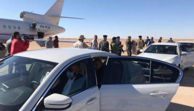 وصول الوفد الليبي إلى غدامس الليبية