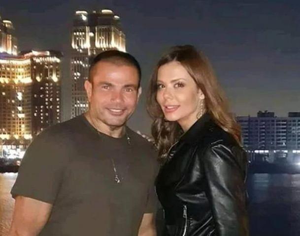 عمرو دياب وإيمي سالم