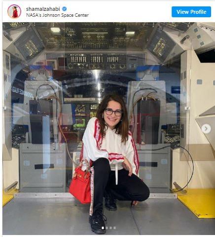 ابنة أصالة نصري تزور وكالة الفضاء الأمريكية ”ناسا”