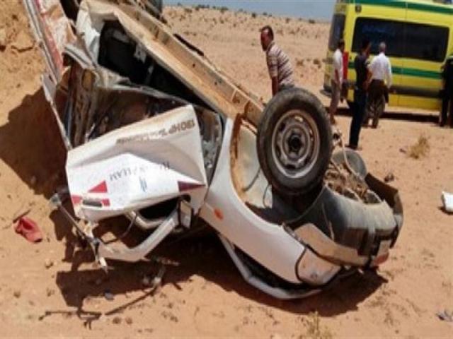 انقلاب سيارة نصف نقل -أرشيفية