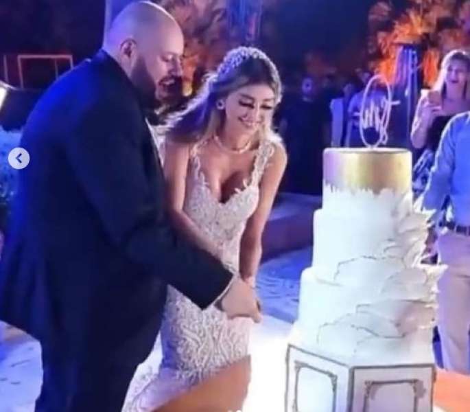 رقص لورديانا مع ميار الغيطي في حفل زفافها على مهرجان ”أخواتي” (فيديو)