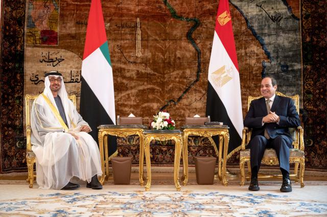 السيسي وولي عهد أبو ظبي