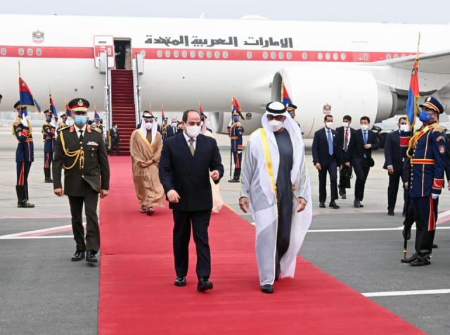 السيسي وولي عهد أبو ظبي