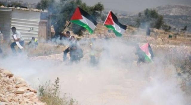 مسيرة فلسطينية مناهضة للاحتلال 
