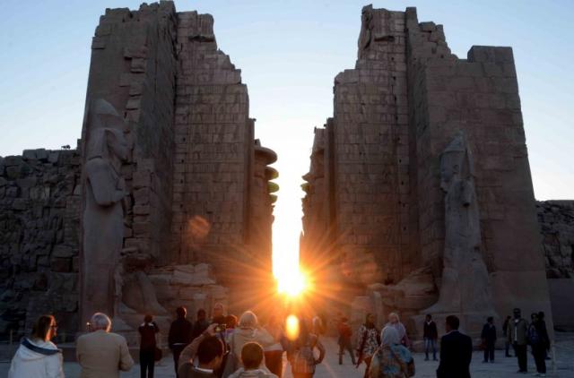 خاص | الأقصر ستنظم احتفالية تعامد الشمس على معبد آمون بالكرنك